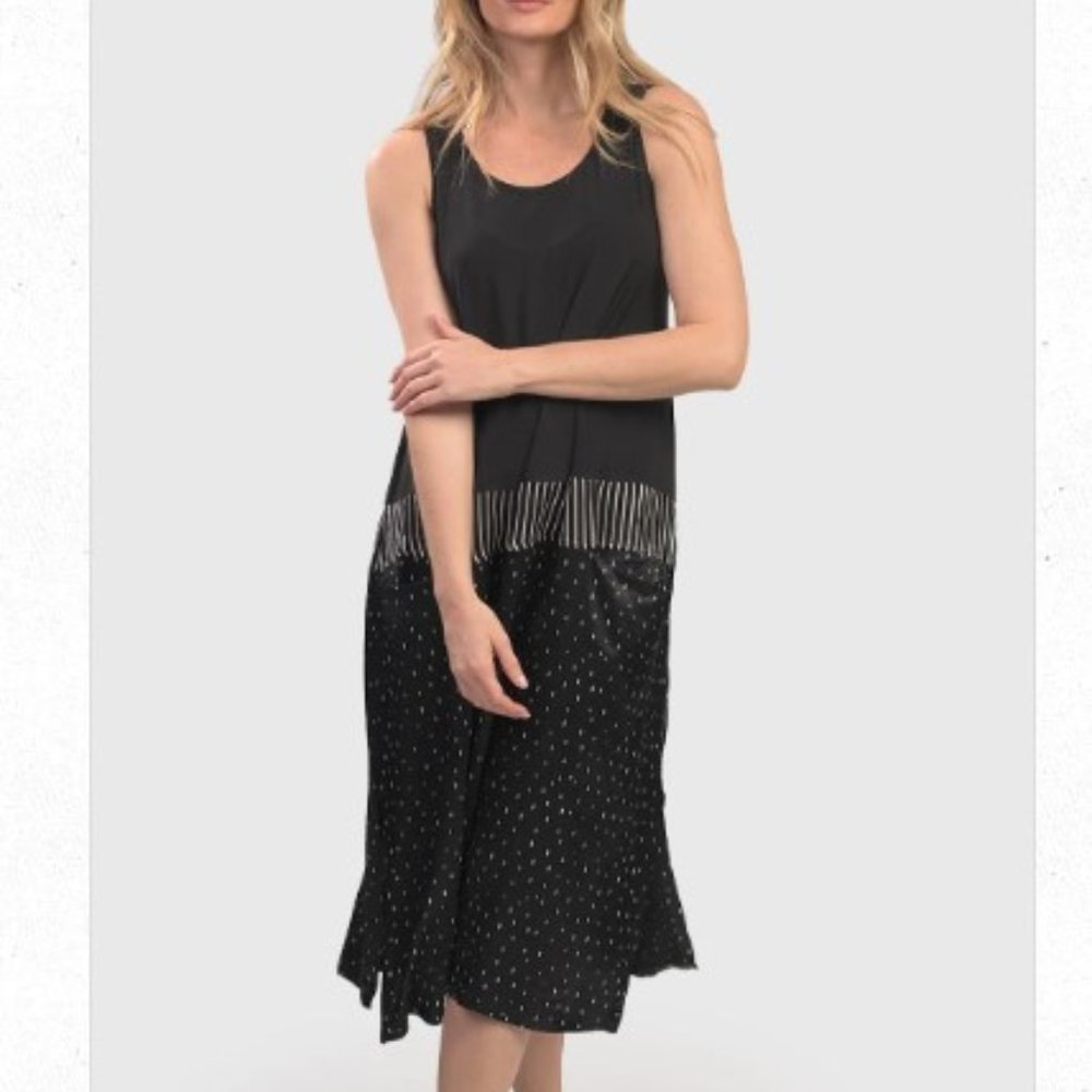 Alembika Jem Jersey & Satin Dress
